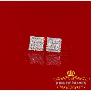 King 17339Y-A599KOB 10k Real Yellow Gold With Ct Real Diamonds Men'swo