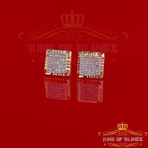 King 15359Y-A129KOB 10k Real Yellow Gold Real Diamond Ct Men'swomen's 