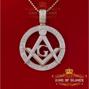 King 14209Y-A129KOB 10k Yellow Gold Finish With .33 Ct Diamond Free Ma