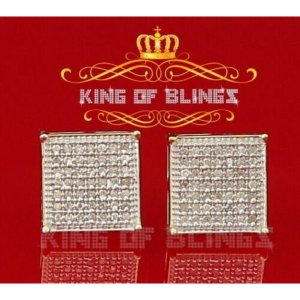 King 11635Y-A39KOB 10k Yellow Gold Finish Real Diamond 0.25ct Silver M