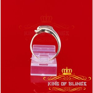 King 7240Y-A99KOB 10k Real Yellow Gold With 0.02 Ct Real Diamond Ladie