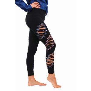 Jayli JD030GDWlegging:JD030-blk-M Cassidy Leggings Cotton Lycra Gratef