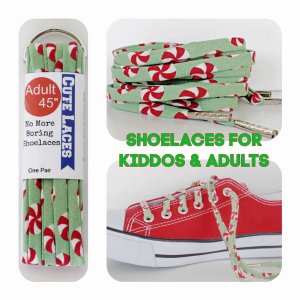 Cutelaces '7012936 Holiday Festive Shoelaces (pack Of 1 Pack Of 1 Piec