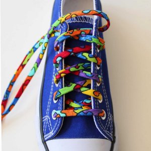 Cutelaces '7006727 Jigsaw Puzzle Autism Awareness  Shoelaces (pack Of 