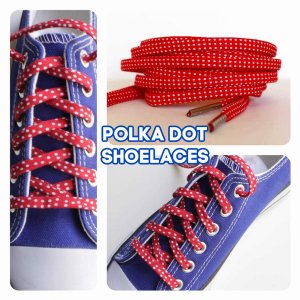 Cutelaces '7000327 Tiny Polka Dots Shoelaces (pack Of 1 Pack Of 1 Piec