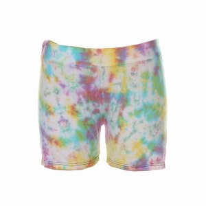 Jayli PS21-64WShorts:PS21-64-L Bliss Shorts Cotton Lycra Pastel Tie Dy