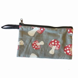 Jayli AJW19-158Waccessories:AJW19-158-mp Cotton Coin Purse - Mushroom 