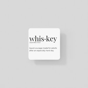 Black 149900089 Whiskey Coaster (pack Of Set Of 4)