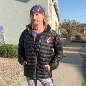 Jayli GDMDJGDMjacket Weir Jacket Grateful Dead Puffy Down Zip Up Jacke