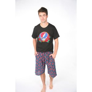 Jayli PH2PHMshorts:PH2-tl-M Fishman Shorts Cotton Men's Phish Donut Pr