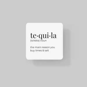 Black 149900687 Tequila Coaster (pack Of Set Of 2)