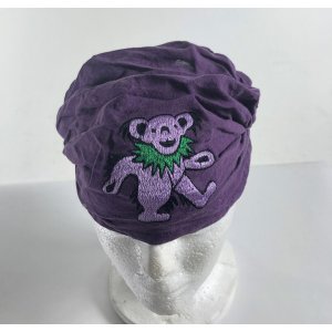 Jayli GDS116GDaccessories:GDS116-purp Grateful Dead Embroidered Bear C