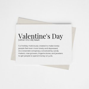 Black 149901854 Valentine's Day - Greeting Card (pack Of 1)