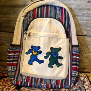 Jayli GDB30GDBag:GDB30 Hemp Cotton Patchwork Up-cycled Backpack (pack 