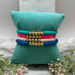 The preciousmetalbeadbraceletS-seasonal Precious Metal Beaded Bracelet