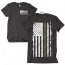 Fox 63-4841 XL Vintage Green Line Men's T-shirt Black - Xl (pack Of 1)