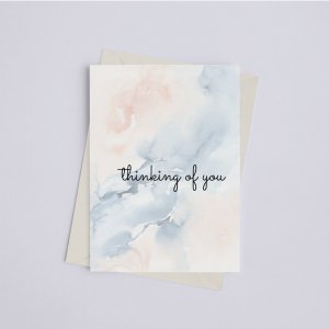 Black 149902144 Thinking Of You - Greeting Card (pack Of Pack Of 1)