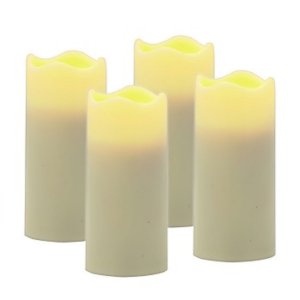 Flipo FLA-CAN-VOT-4PK Flameless Led Candles With Timer - Set Of 4