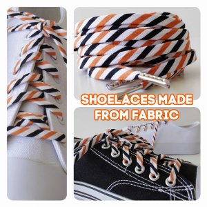 Cutelaces '7014027 Halloween Striped Shoelaces (pack Of 1 Pack Of 1 Pi