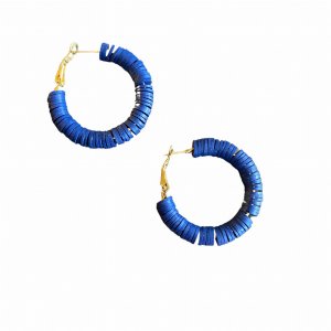 The Leverbackhoops-Gold Beaded Lever-back Hoop Earrings (pack Of 1)