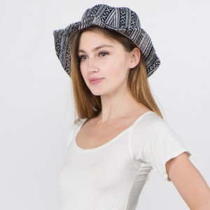 Jayli ABA102WAccessories:ABA102 Cotton Gherry Finished Edge Hat-assort