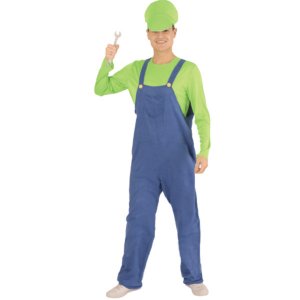 Goods F-04-004-S Green Plumber Costume (pack Of 1)