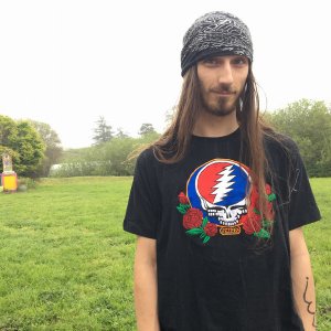 Jayli GDT69SSGDMshirt:GDT69SS-M Jerry T-shirt-cotton Grateful Dead T-s