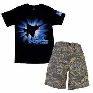 Trooper 305M Youth Air Force Short Set (2 Pieces) (pack Of 1 Set (2 Pi