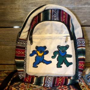 Jayli GDB29GDBag:GDB29 Hemp Cotton Patchwork Up-cycled Backpack (pack 