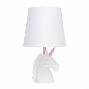 All LT1078-PNK Simple Designs Sparkling Unicorn Table Lamp (pack Of 1)