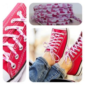 Cutelaces 70081-36 Valentine's Day Hearts Shoelaces (pack Of 1 Pack Of