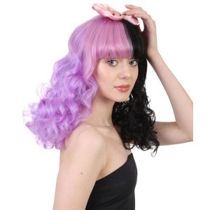 Goods HW-558A Two Tone Purple Wig (pack Of 1)