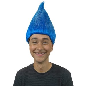 Goods HM-075K Unisex Blue Troll Wig (pack Of 1)