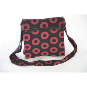 Jayli PH14PHaccessories:PH14-blk Woven Cotton Phish Donut Print Square