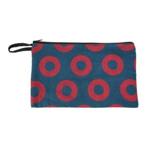 Jayli PH18PHaccessories:PH18-tl Cotton Phish Donut Print Coin Purse (p