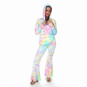 Jayli PS21-52WPants:PS21-52-XL Bliss Pants Cotton Lycra Pastel Tie Dye