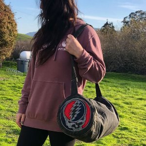 Jayli GDB113GDBag:GDB113-blk Grateful Dead Steal Your Face Cotton Ston