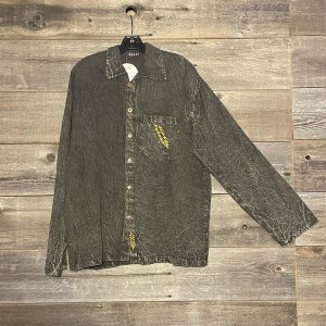 Jayli AJW19-134AGDMShirt:AJW19-134A-2X Billy B Shirt Cotton Stonewash 