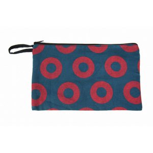 Jayli PH17PHaccessories:PH17-tl Cotton Phish Donut Print Coin Purse (p