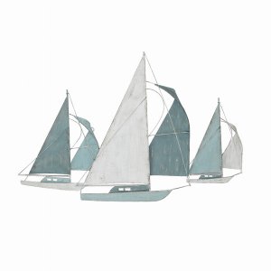 Stratton S33469 Metal Sailboats Wall Decor (pack Of 1)