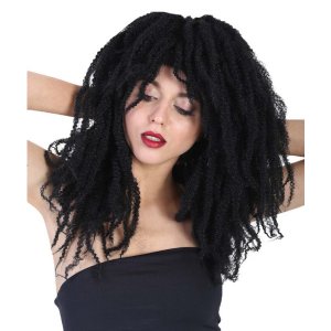 Goods HW-1444A Long Black Dreadlocks Wig (pack Of 1)