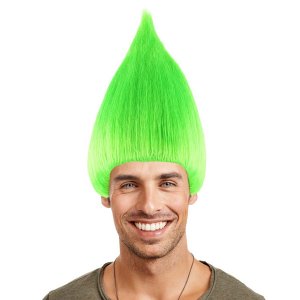 Goods HM-076A Neon Green Troll Wig (pack Of 1)