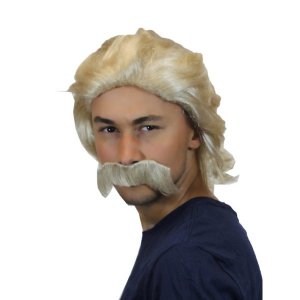 Goods HM-366A Men's 70's Wrestler Wig With Moustache (pack Of 1)