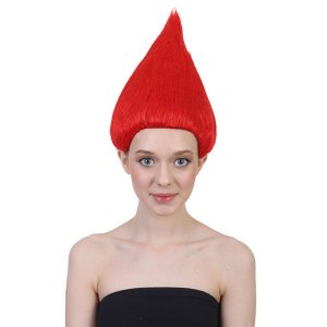 Goods HM-086A Unisex Red Troll Wig (pack Of 1)