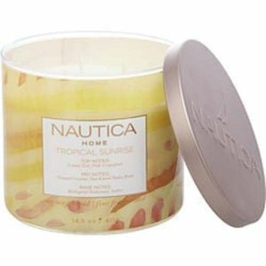 Nautica 431800 Tropical Sunrise By  Candle 14.5 Oz For Women