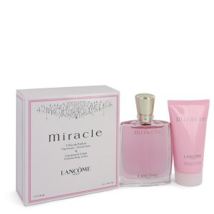 Lancome 441348 Gift Set -- 1.7 Oz Eau De Parfum Spray + 1.7 Oz Body Lo