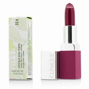 Clinique 291667 By  Pop Matte Lip Colour + Primer -  06 Rose Pop --3.9