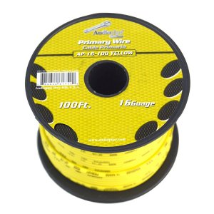 Audiopipe AP16100YW 16 Gauge 100ft Yellow Primary Wire