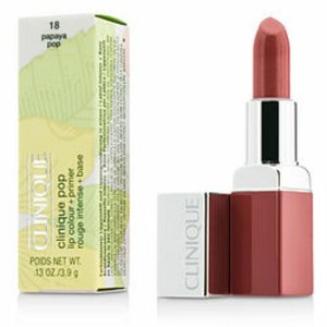 Clinique 280120 By   Pop Lip Colour + Primer -  18 Papaya Pop --3.9g0.