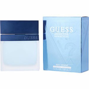 Guess 393231 Seductive Homme Blue By  Aftershave 3.4 Oz For Men